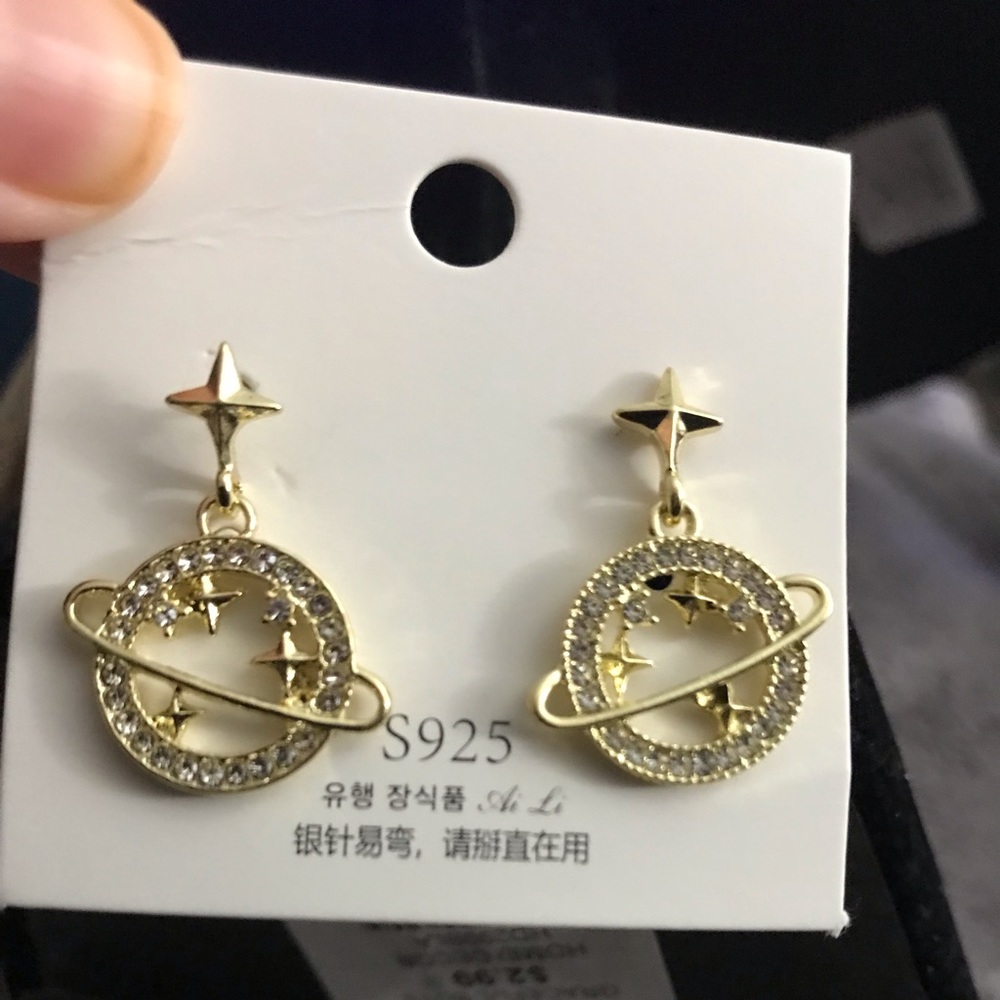 Saturn Dangle Earrings